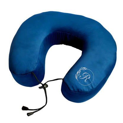 Travel Pillow for Flights with Initial Neck Rest Support Pillow with Memory Foam