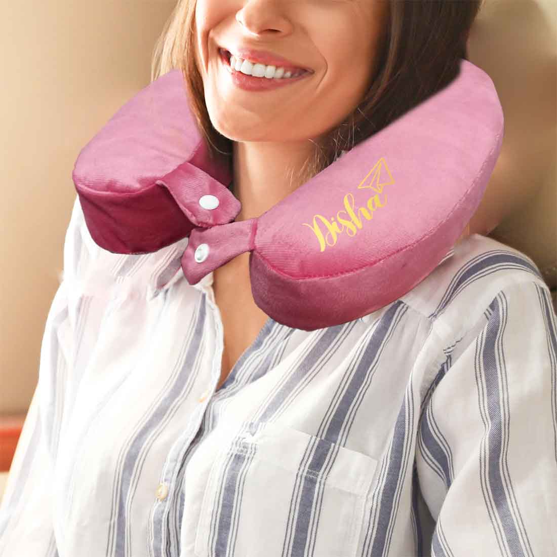 Custom travel outlet neck pillow