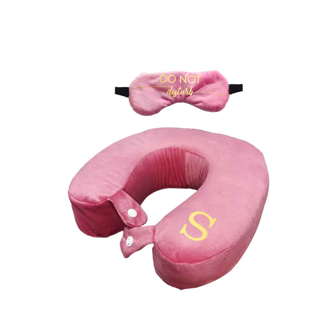 Personalized Neck Supporting Pillows with Name for Sleeping on Flights