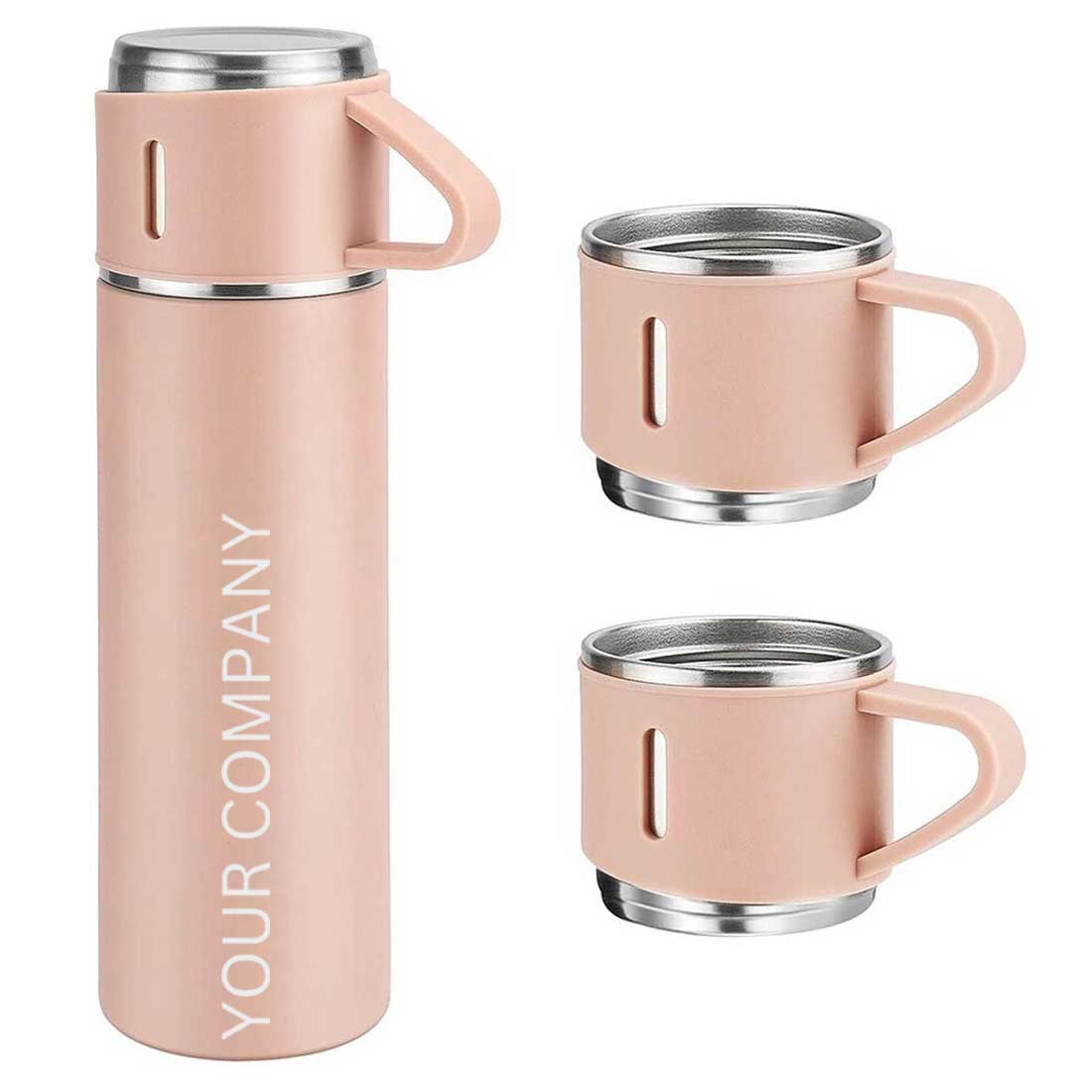 Buy Personalized Travel Mug Thermos With 2 Cups Corporate Nutcase