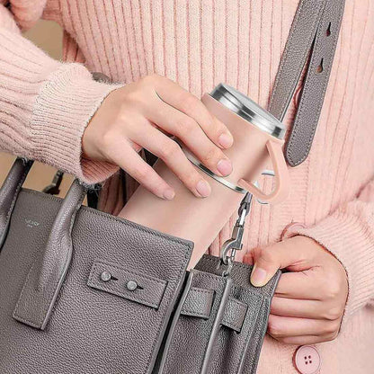 Coffee Flask 500ml Stainless Steel Thermos with 3 Cups-Perfect Teacher Day Gift