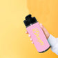 Custom Water Bottle Pink Stainless Steel Sipper Bottle With Name for Girls