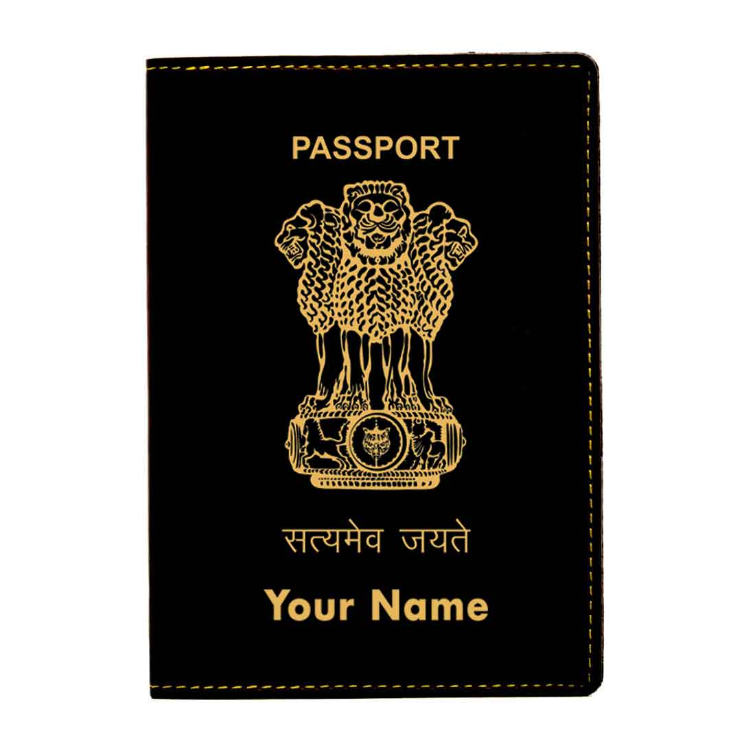 Customized Passport Holder Cover Travel Wallet Case