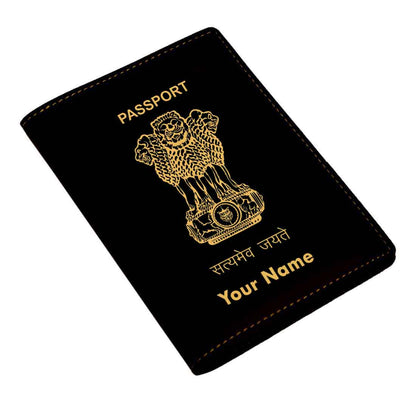 Customized Passport Holder Cover -  INDIAN PASSPORT STYLE