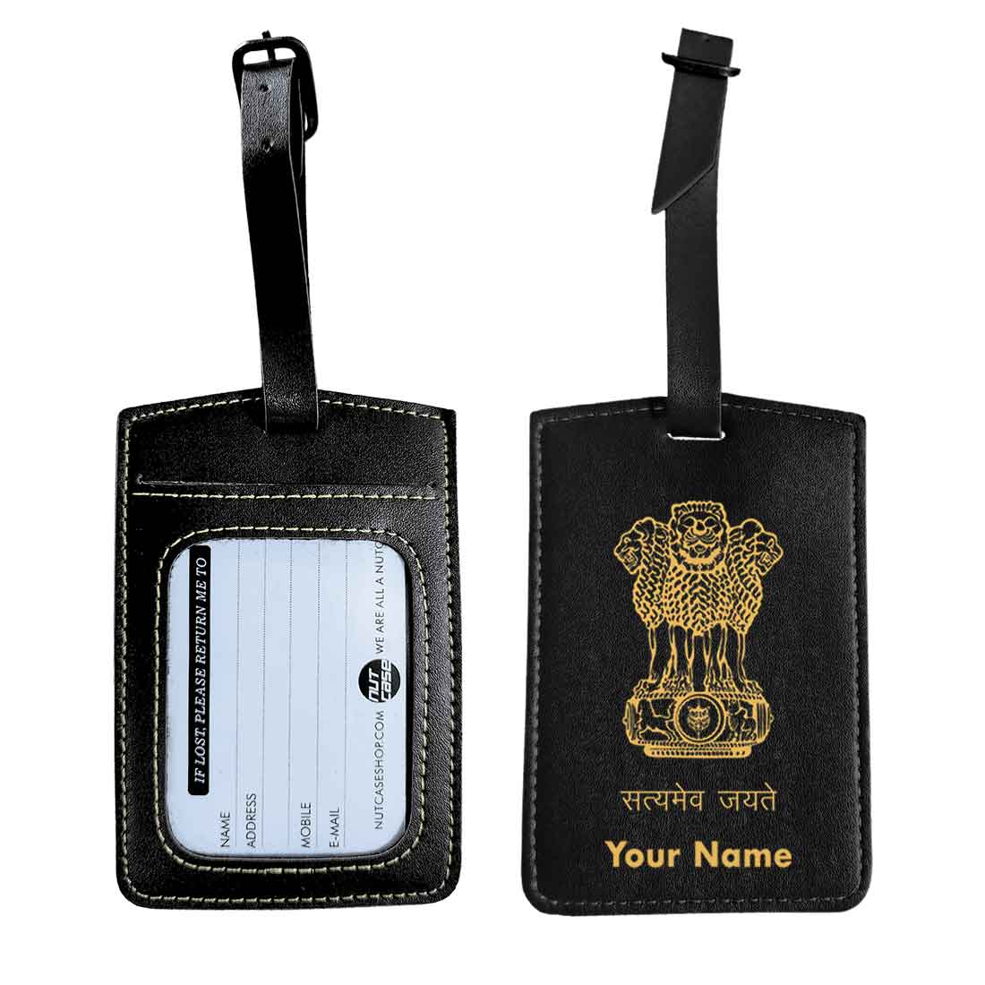 Customized Passport Holder Cover -  INDIAN PASSPORT STYLE