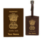 Classy Travel Document Holder Wallet Case-INDIAN PASSPORT STYLE-MULTICOLOR