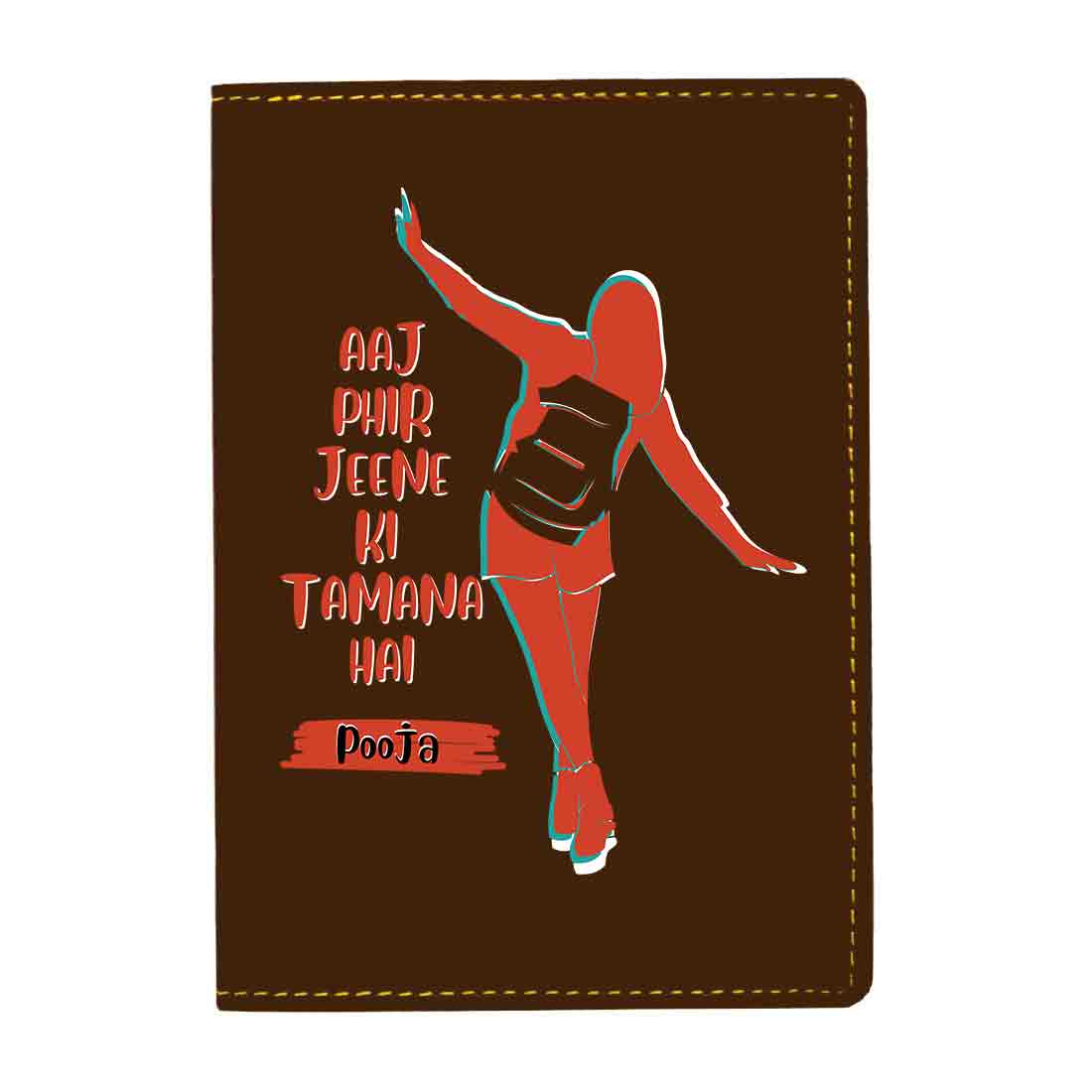 Ladies Passport Holder Faux Leather Custom Covers for Passports