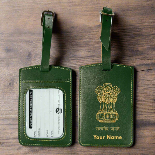 Personalized Luggage Tags -  INDIAN LUGGAGE TAG STYLE