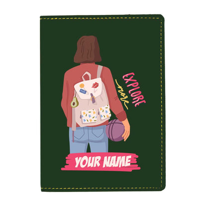 Passport Holder Women Faux Leather Custom Covers for Passports-Just Going