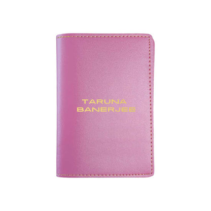 Leather Customised Passport Case Holder - Add name