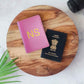 Custom Passport Wallet Vegan Leather for Men & Women - Initials