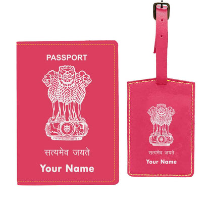 Customized Passport Holder Cover Travel Wallet Case-INDIAN PASSPORT STYLE-MULTICOLOR