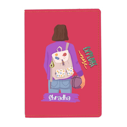 Passport Holder Women Faux Leather Custom Covers for Passports-Just Going