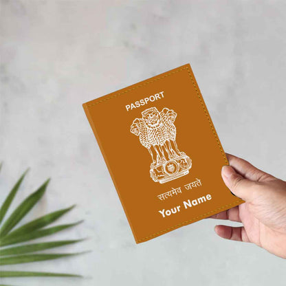 Customized Passport Holder Cover -  INDIAN PASSPORT STYLE