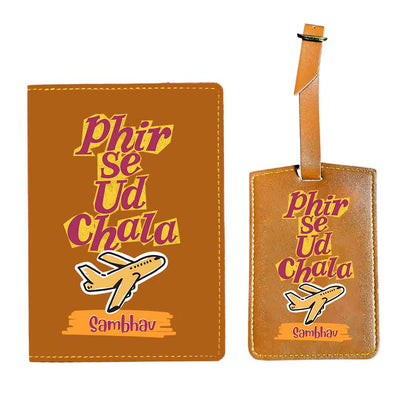 Cool Passport Covers Faux Leather Custom Holders for Passports-Phir Se Ud Chala