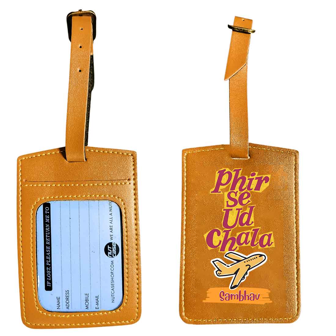 Cool Passport Covers Faux Leather Custom Holders for Passports-Phir Se Ud Chala