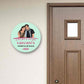 Circular Name Plate Caricature Nameplates for Home