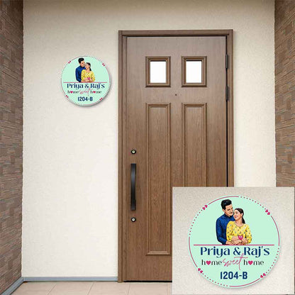 Couple Name Plate for Home