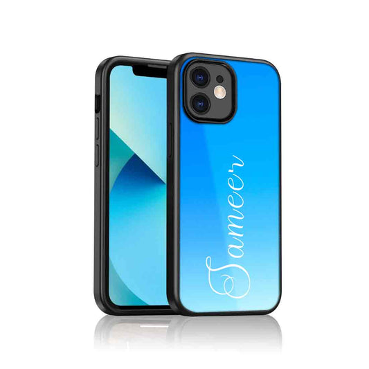 Custom iPhone 11 Cover Case with Name Blue Cover Phone Case