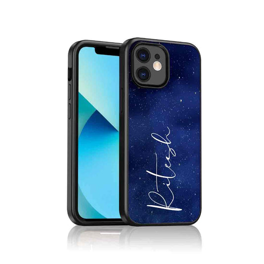 Custom iPhone 11 Back Case Mobile Back Cover with Calligraphy Name 