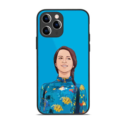Personalized Photo Phone Back Cover Blue iPhone 11 Pro Back Case