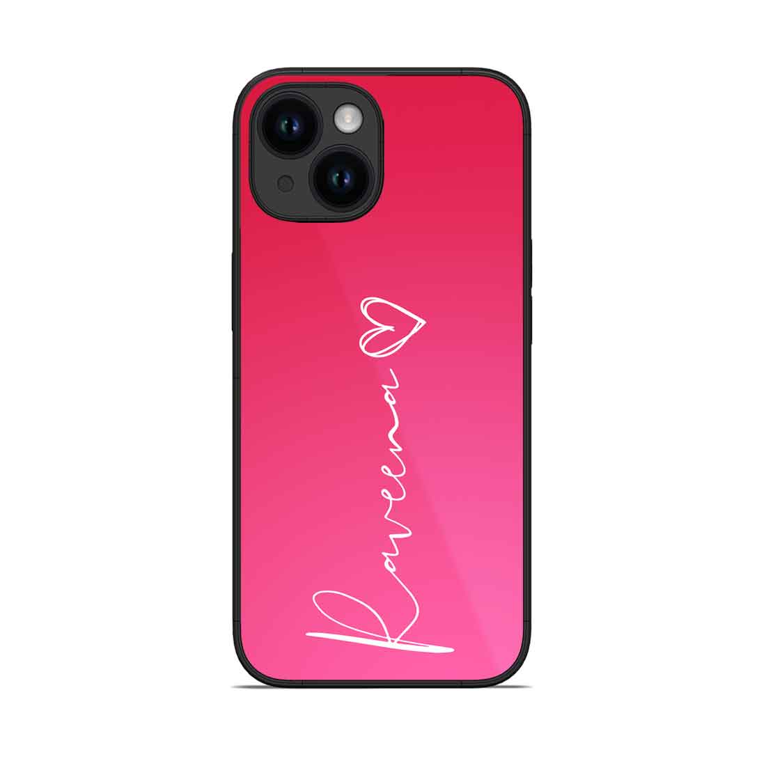 Customized Pink iPhone 14 Case Mobile Back Cover
