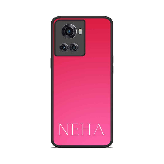 Personalized Mobile Case One Plus 10R Cover With Name