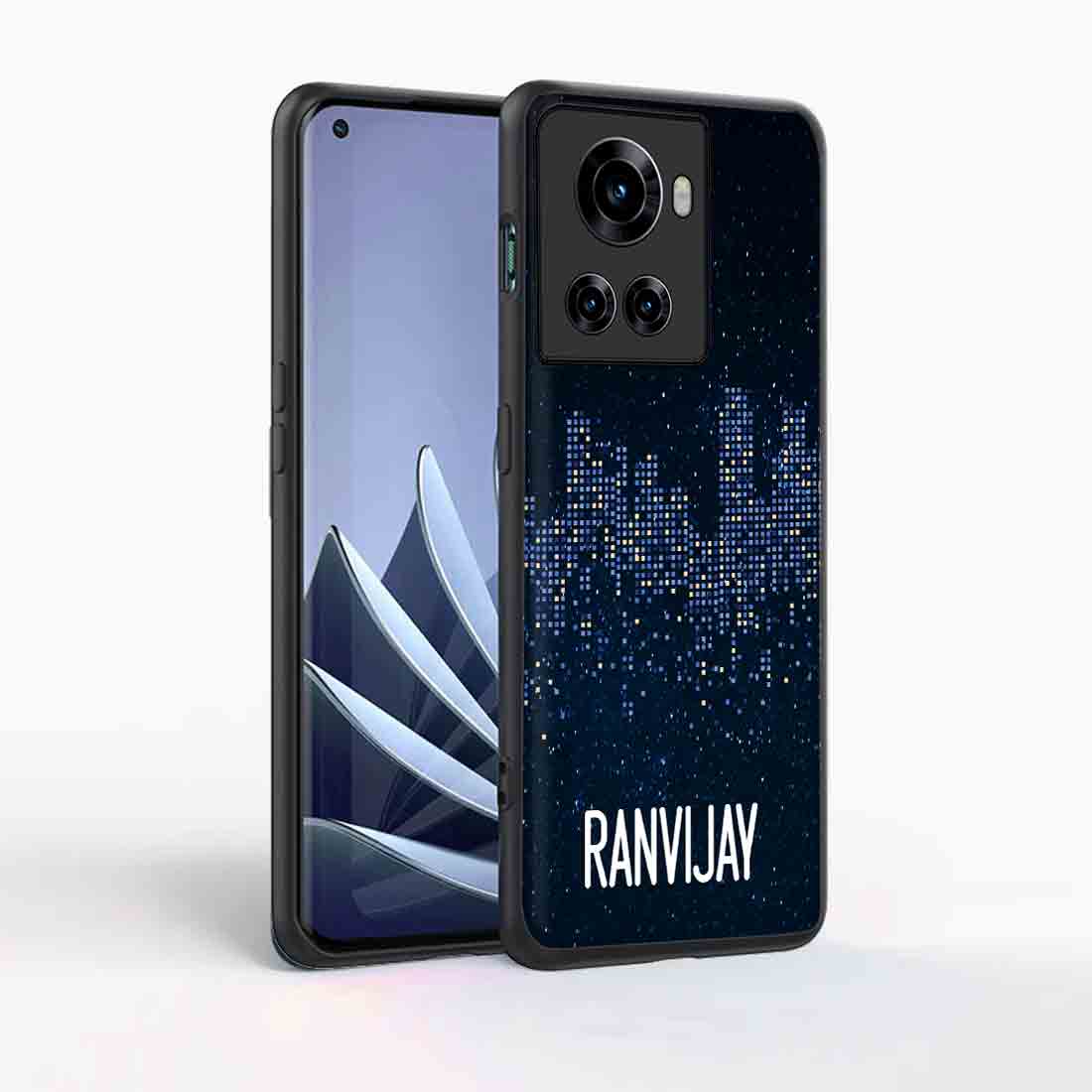 Personalized Oneplus 10R back cover Mobile Cover Design With Name