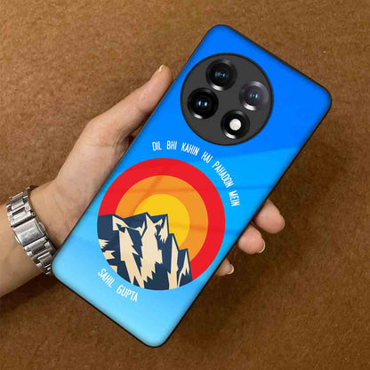 Personalized Oneplus Mobile Cover With Name One Plus 11 Back Case