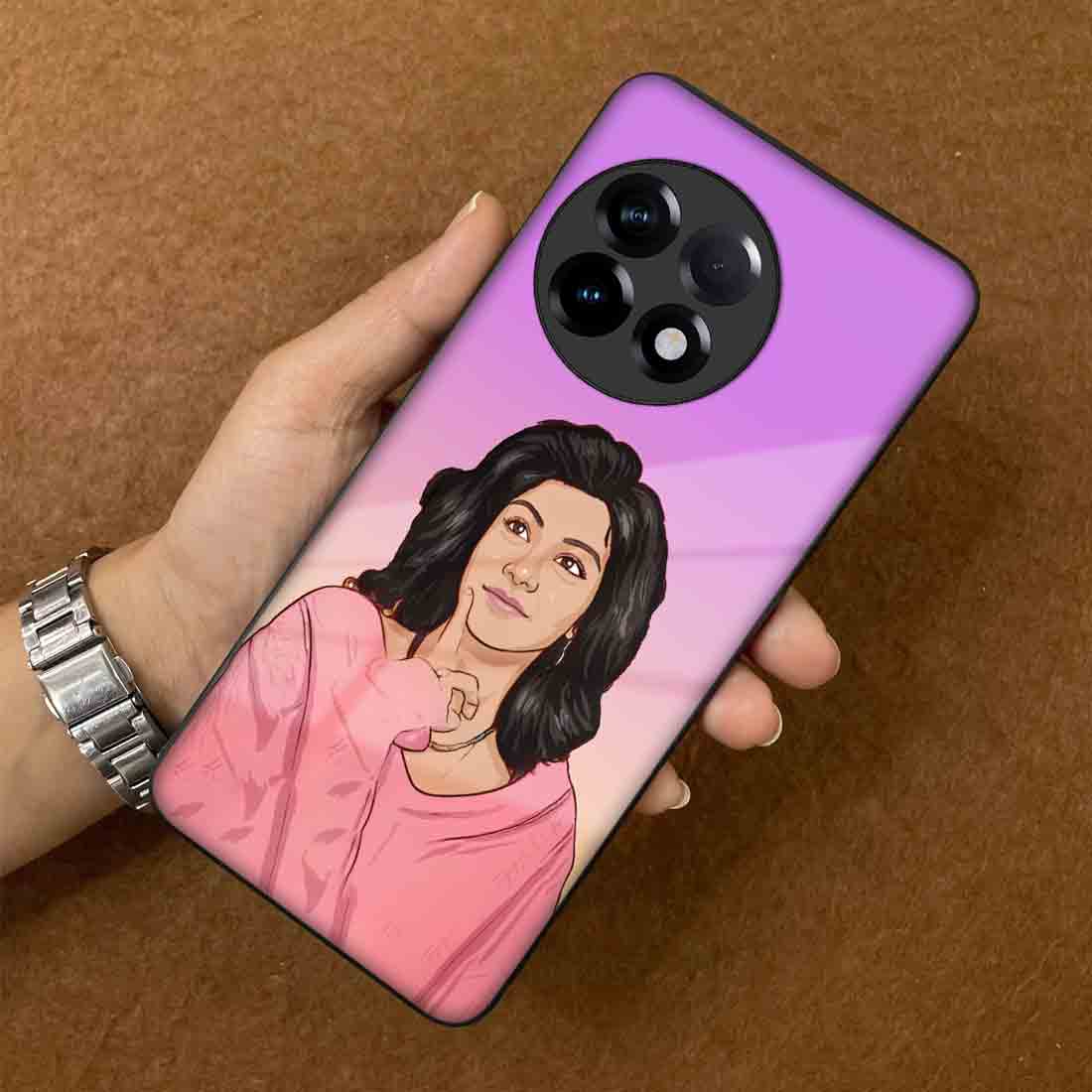 One Plus 11R Back Cover with Photo Custom Design Back Cases