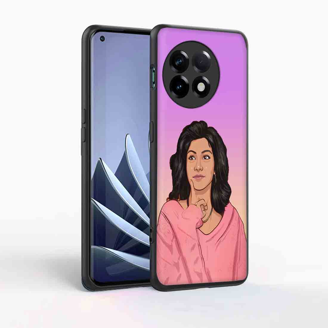 One Plus 11R Back Cover with Photo Custom Design Back Cases