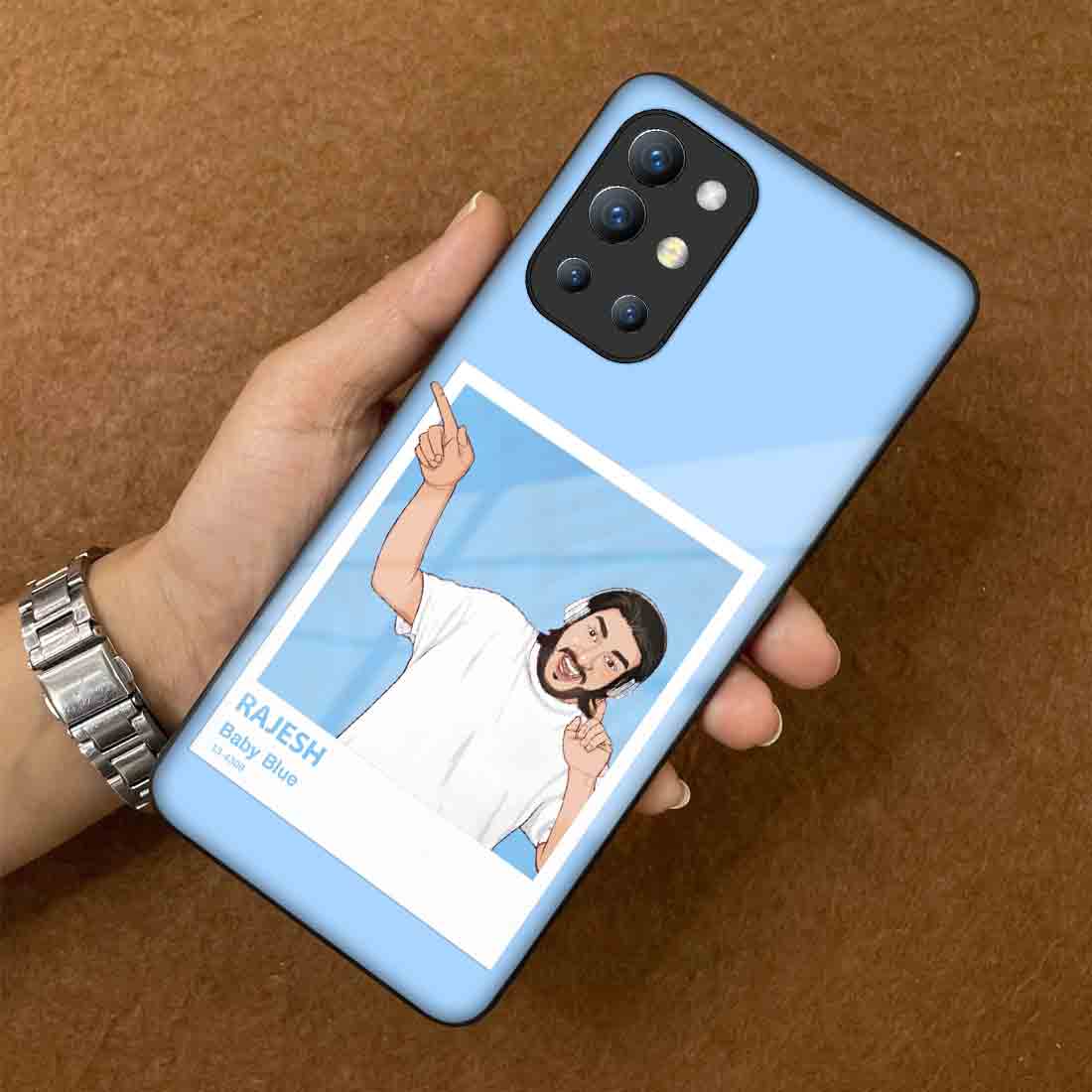 Oneplus 9R Back Cover with Camera Protection Customized Photo Mobile Case