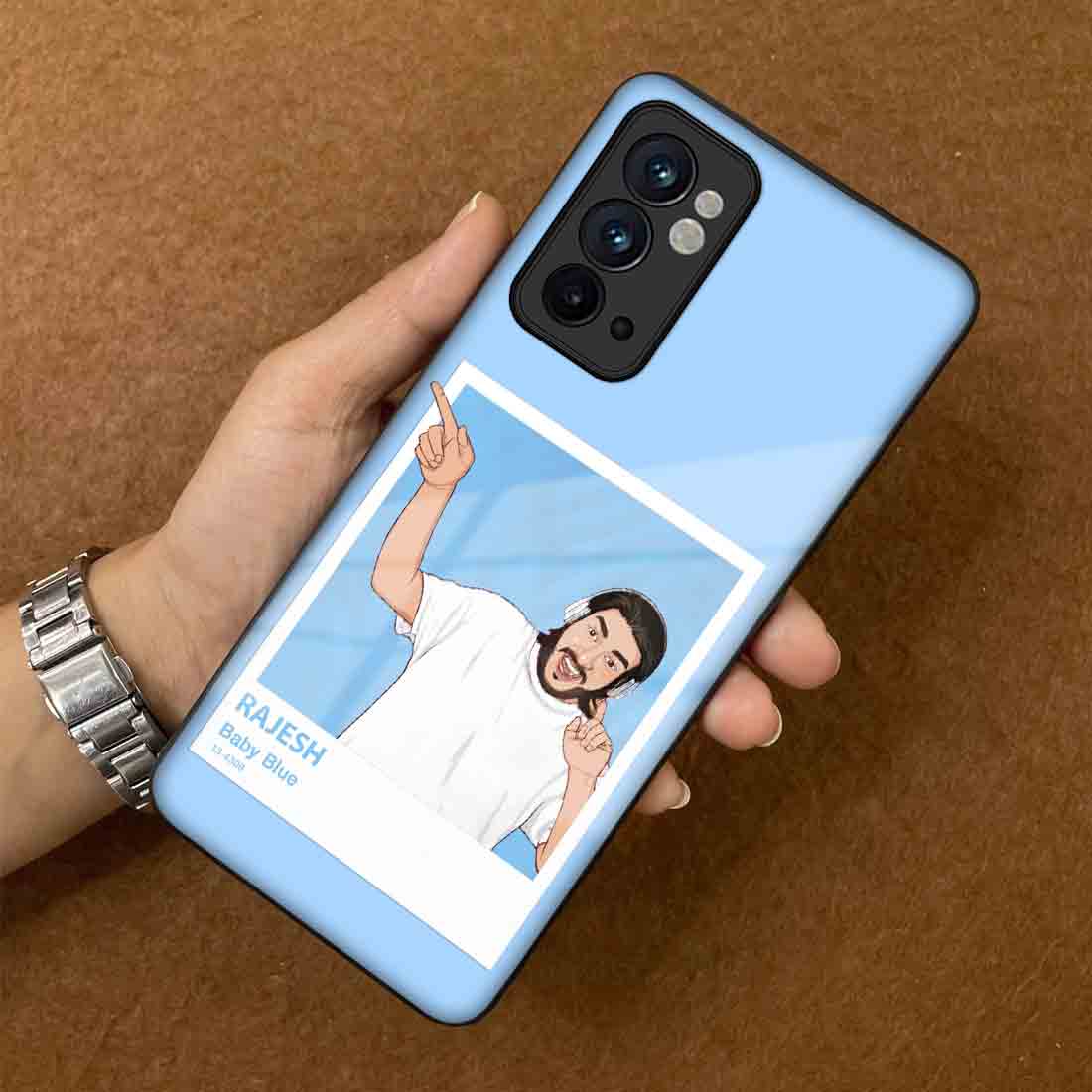 Customized Oneplus 9RT Mobile Cover with Photo Design
