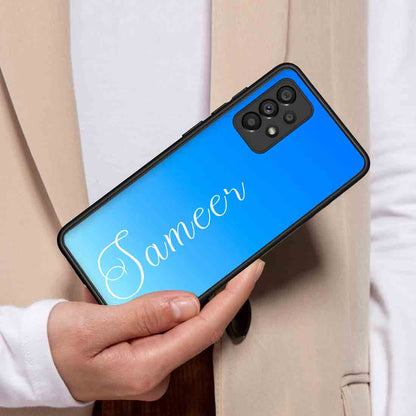 Samsung A53 Cover Customized with Name Design Phone Case