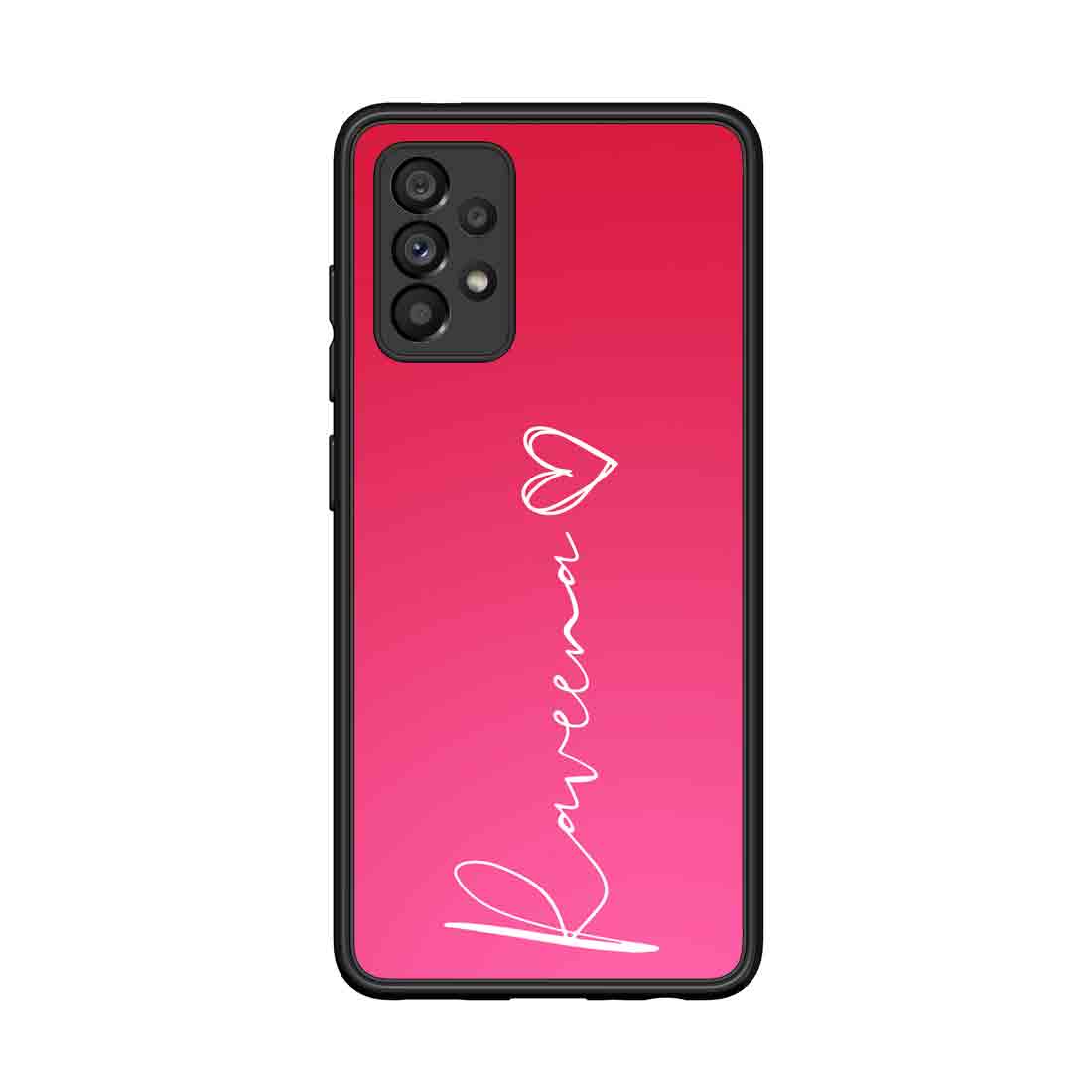 Personalized Samsung A53 5G Back Cover Design with Signature