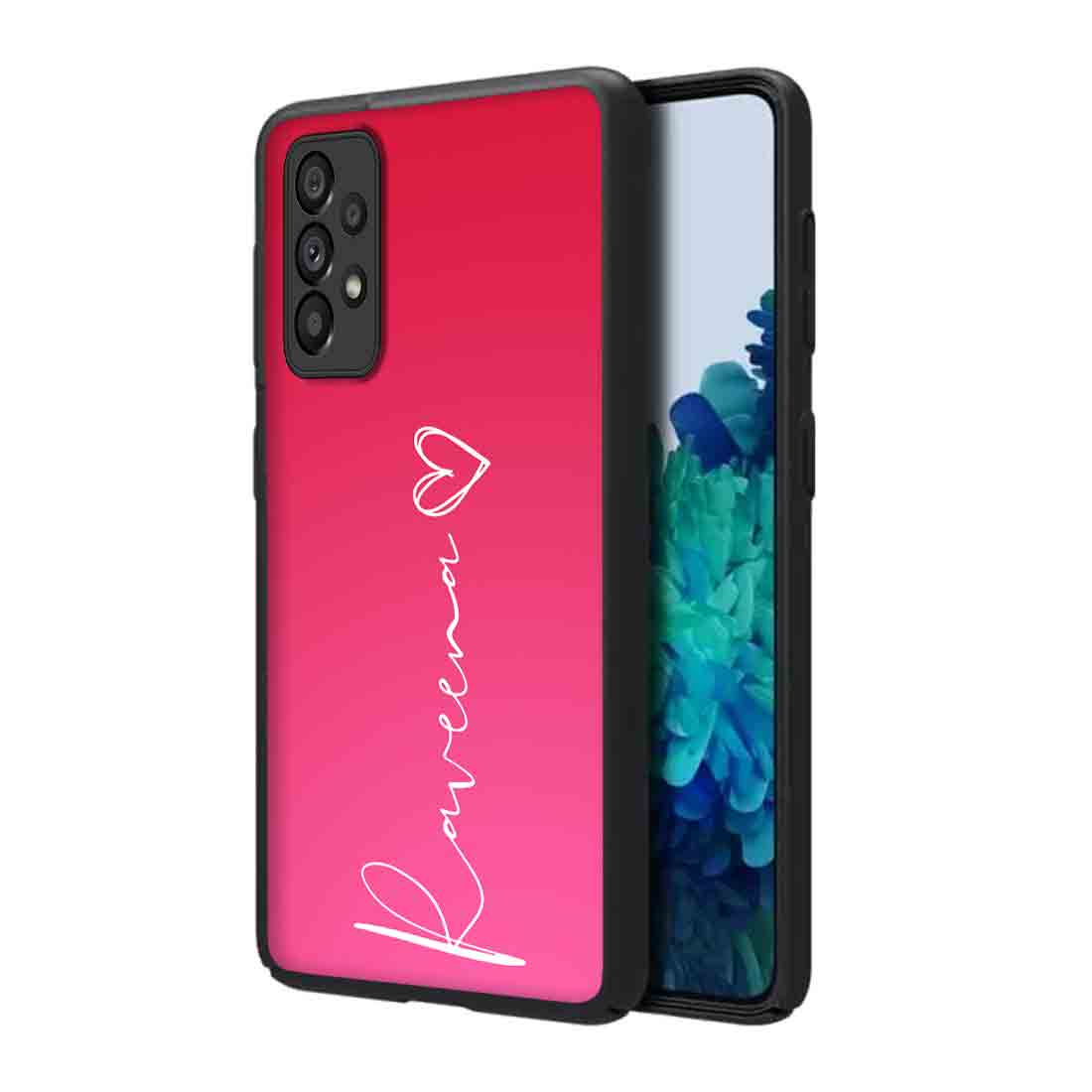 Personalized Samsung A53 5G Back Cover Design with Signature