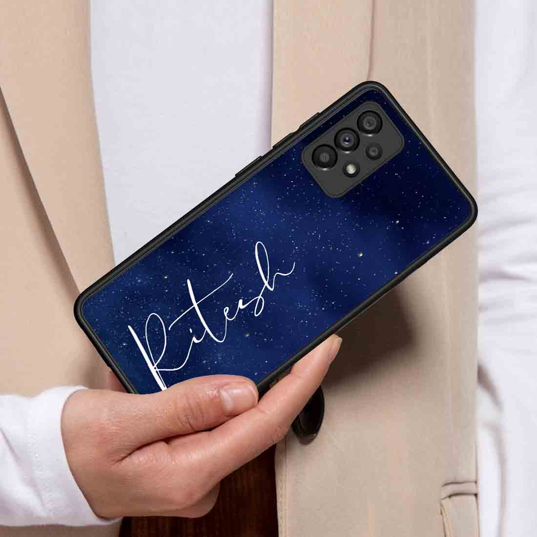 Samsung A53 Mobile Cover with Name Custom Samsung Phone Cases