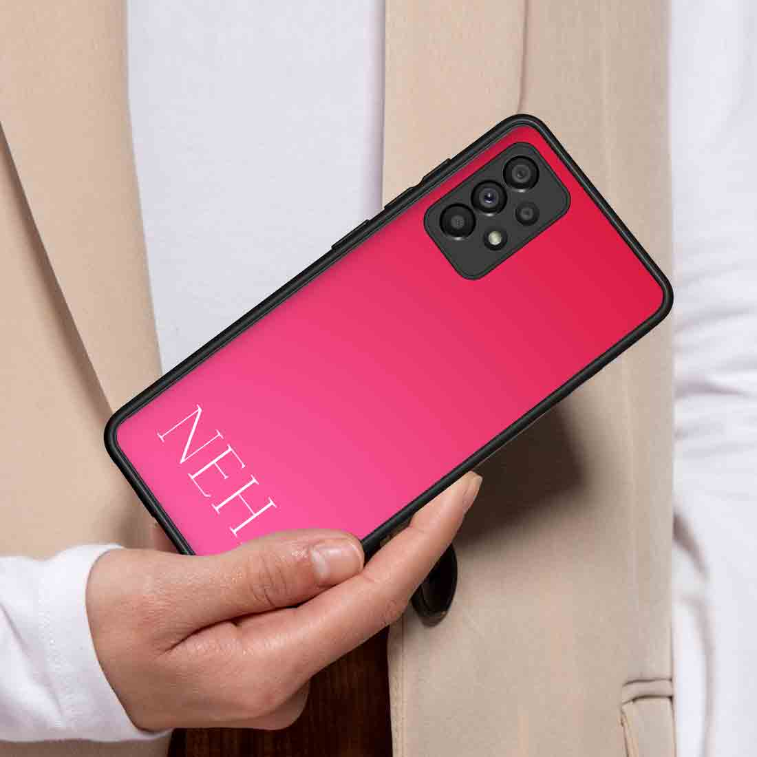 Samsung A53 Phone Case Designer Mobile Case with Calligraphy Name
