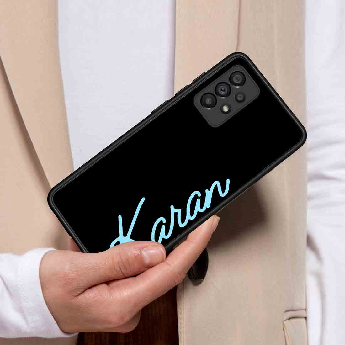 Personalized Samsung A53 Phone Cases With Name Designer Mobile Cover