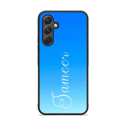 Samsung A54  Cover Personalized with Name Design Phone Case - Blue Sea
