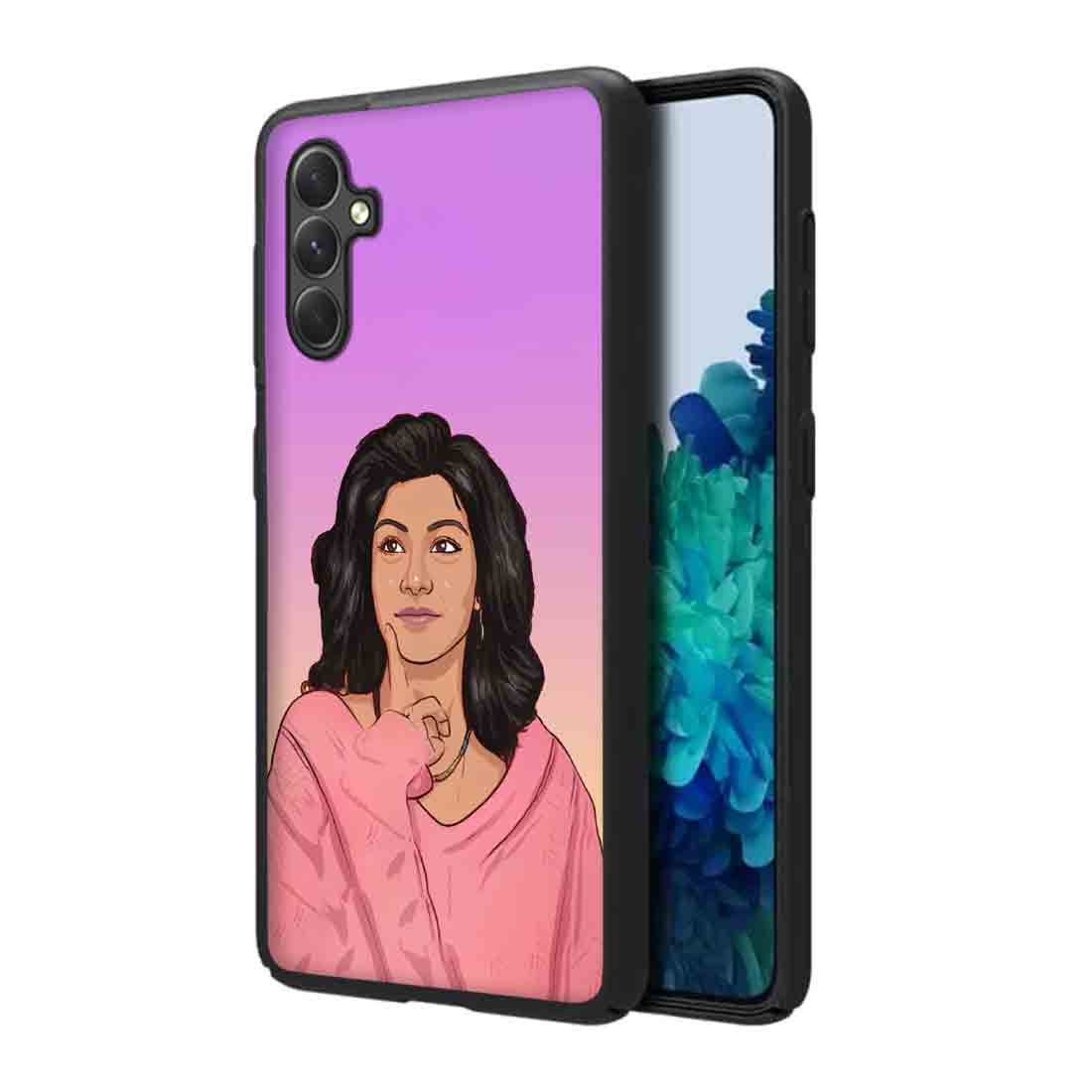 Samsung A54 5G Case Custom Back Cover with Photo - Cartoonify From PhotoSamsung A54 Cases with Photo Design Back Cover