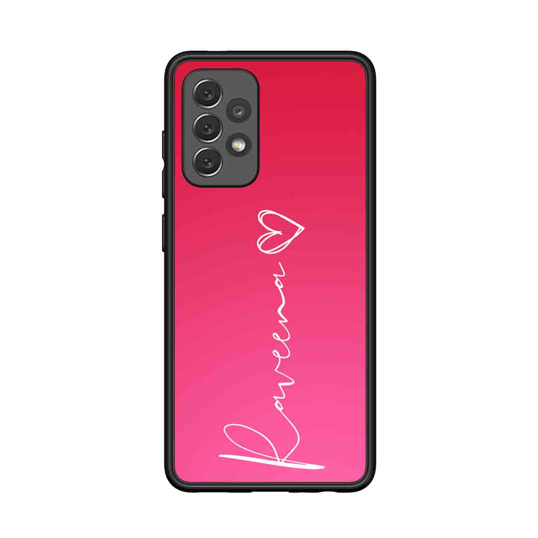 Personalized Samsung Galaxy A72 Cover Designer with Signature
