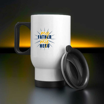 Father Coffee Mug -Insulated Travel Coffee Cup - Dad Mug for Father’s Day
