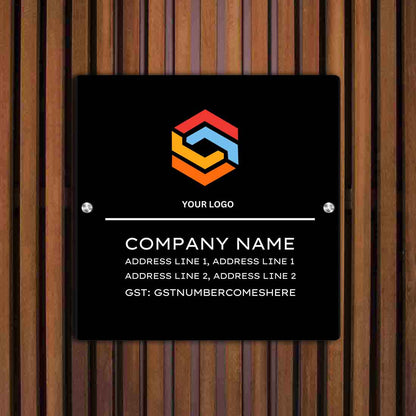 Office Name Plate Company Nameplate