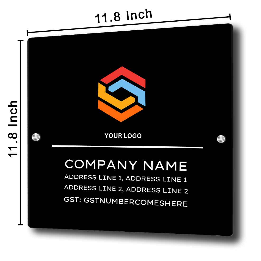 Office Name Plate Company Nameplate