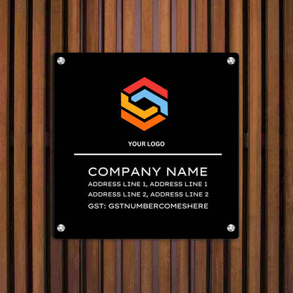 Office Name Plate Company Nameplate