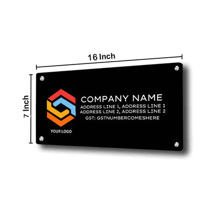 Name Board for Office Shop Store