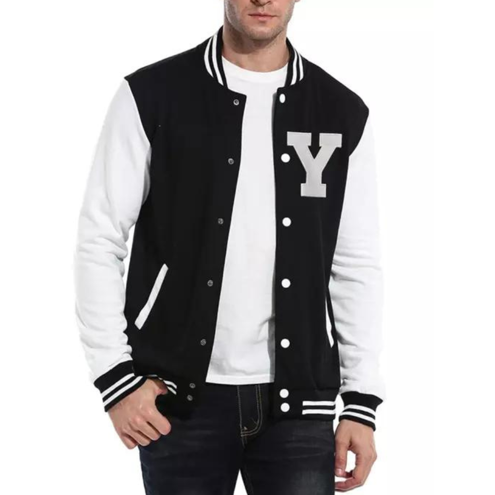 Buy Stewart & Strauss Original Varsity Letterman Jacket Since 1977 (48 Team  Colors) Wool & Leather XXS to 6XL, Red White, Large at Amazon.in