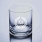 Customized Whiskey Glass with Initials Monogram-Perfect Gift for Boyfriend Husband