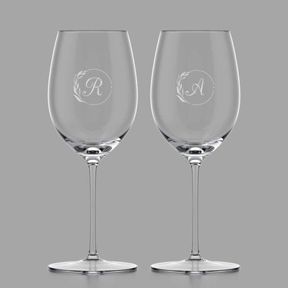 Customized Wine Glasses for Couples